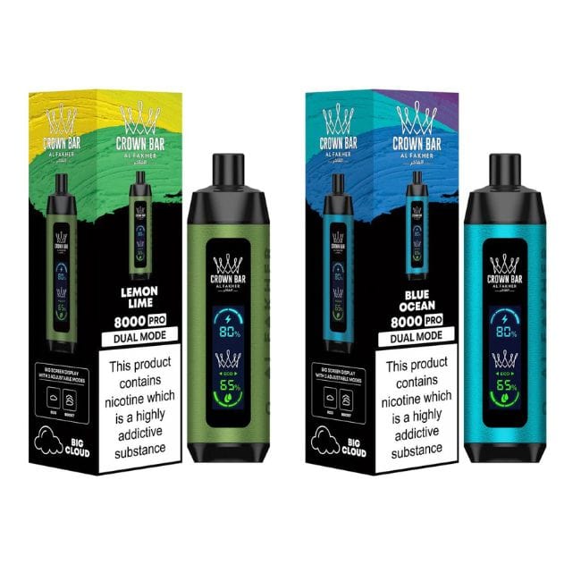 Crown Bar Pro Al Fakher Disposable Vape 8000 (Buy 4 Get 5th Free)