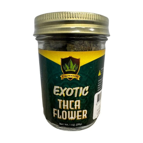 Wedding Cake Hybrid Crownzen THCA Exotic Flower Jar 28gm 1oz