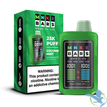 Load image into Gallery viewer, Cucumber Mint MNKE BARS XL 25K Disposable
