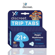 Load image into Gallery viewer, Discreet Trip Tabs Magic Mushroom Tablet 3ct
