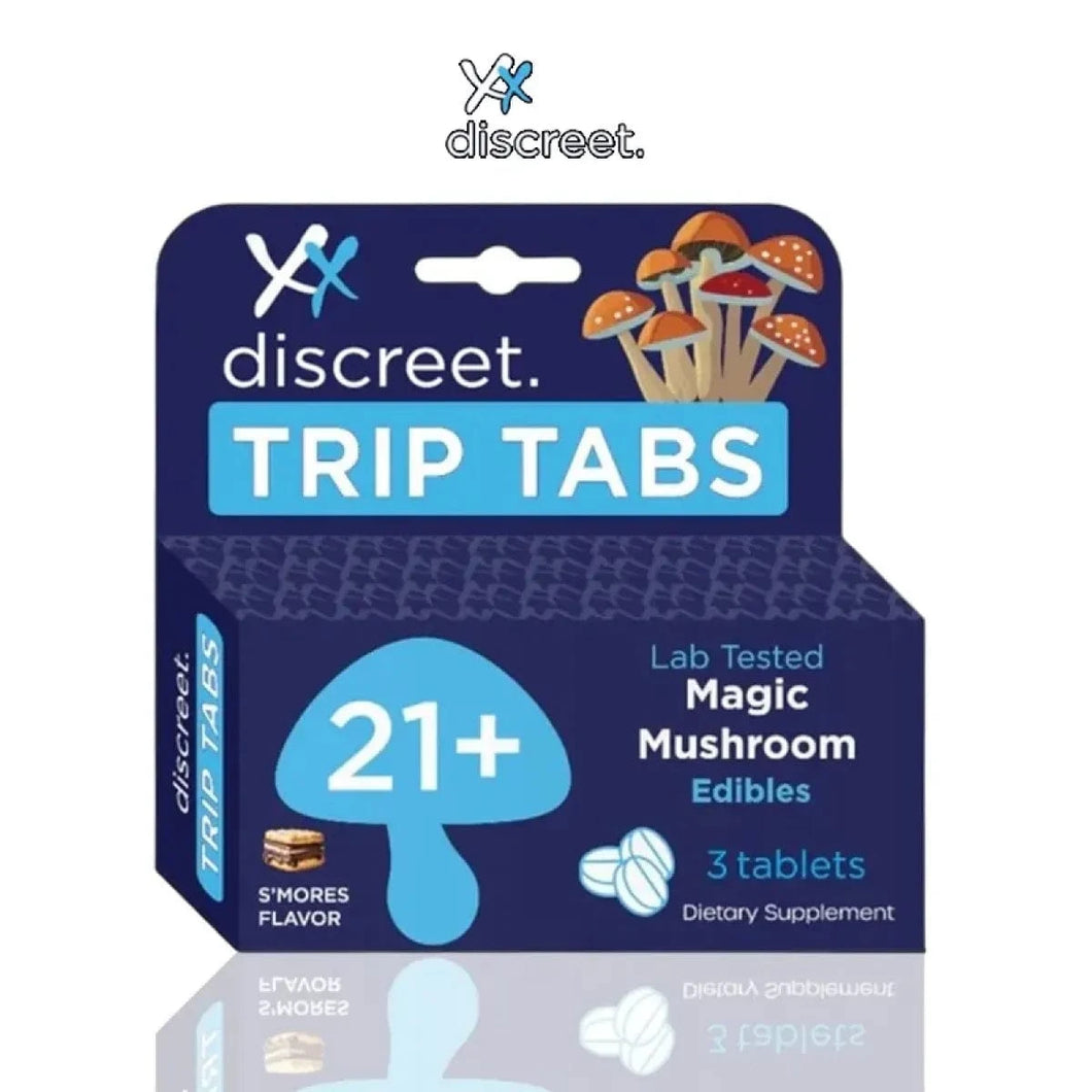 Discreet Trip Tabs Magic Mushroom Tablet 3ct