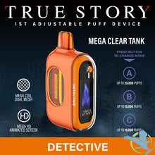 Load image into Gallery viewer, Detective True Story 20K Disposable Vape
