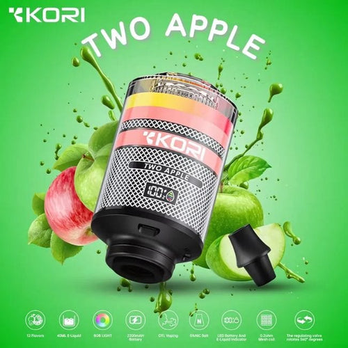 Double Apple Kori Disposable E Hookah Head 120K Puffs