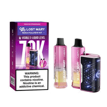 Load image into Gallery viewer, Pod Kit / Dragon Strawnana Lost Mary Nera Fulllview 70K Disposable
