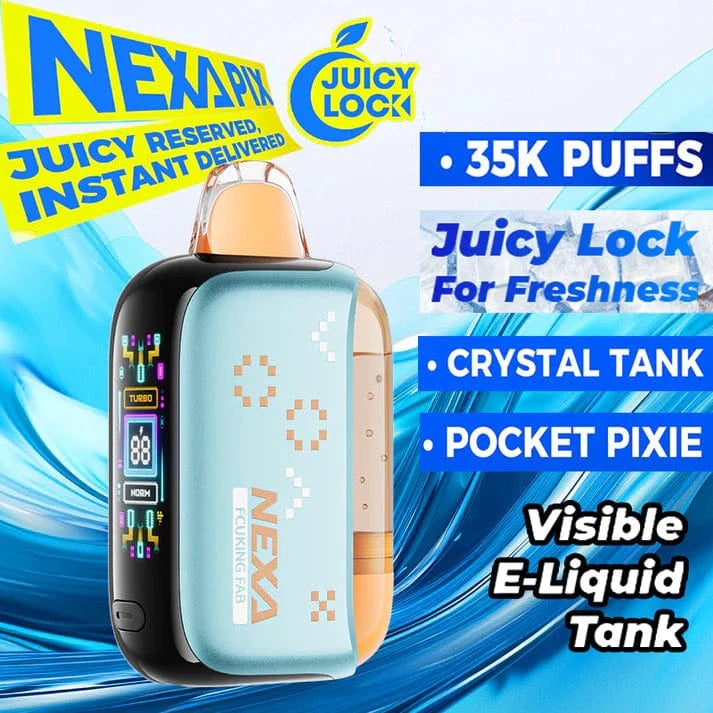 Nexa PIX 35K Disposable Vape 35,000 Puffs, Smart Display Nexa PIX 35K Disposable Vape 35,000 Puffs, Smart Display