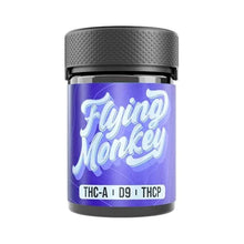 Load image into Gallery viewer, Sour Blue Razz (D9+THCP+THCA) (1000gm) (10-Gummies) Flying Monkey Delta 8 Gummies

