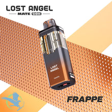 Cargar imagen en el visor de la galería, Pod Only (1st time buyers require a charger kit) unless you have a previous charger kit. Frappe Lost Angel Mate 50K Disposable Vape (Sweet Coffee Taste)
