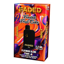Load image into Gallery viewer, Frosted Fruit Cake - Indica Faded Vapes Platinum Blend Disposable Vape 8.8 MG
