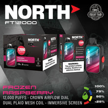 Load image into Gallery viewer, Frozen Raspberry North FT12000 Disposable
