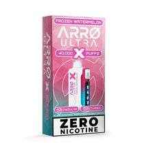 Load image into Gallery viewer, Frozen Watermelon Arro Ultra X Zero Nicotine 40K Disposable
