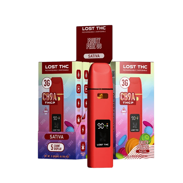Lost THC V4 CB9A THCP Disposable Vape 3 Gram Lost THC V4 CB9A THCP Disposable Vape 3 Gram