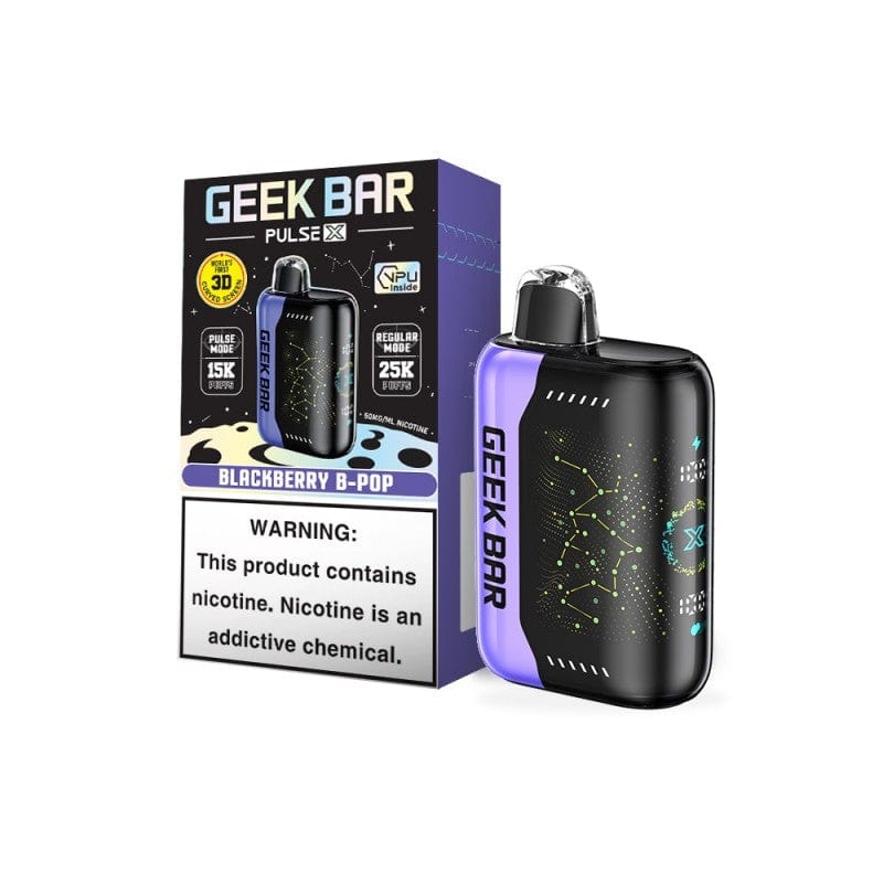BLACKBERRY B-POP / SINGLE GEEK BAR PULSE X DISPOSABLE VAPE