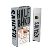 Load image into Gallery viewer, GMO Cookies Indica Half Bak’d Live Sauce Private Reserve Disposable 1gm
