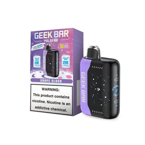 GRAPE SLUSH (SLUSH EDITION) / SINGLE Geek BAR PULSE X DISPOSABLE VAPE