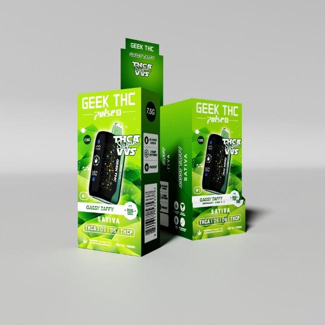 Geek THC Pulse X VVS Sugar Disposable Vape 7.5 GM