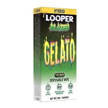 Cargar imagen en el visor de la galería, Gelato Hybrid Looper Blazed THC FREE Disposable Vape 1 Gram
