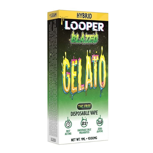 Looper Blazed THC FREE Disposable Vape - 1 Gram Looper Blazed THC FREE Disposable Vape - 1 Gram