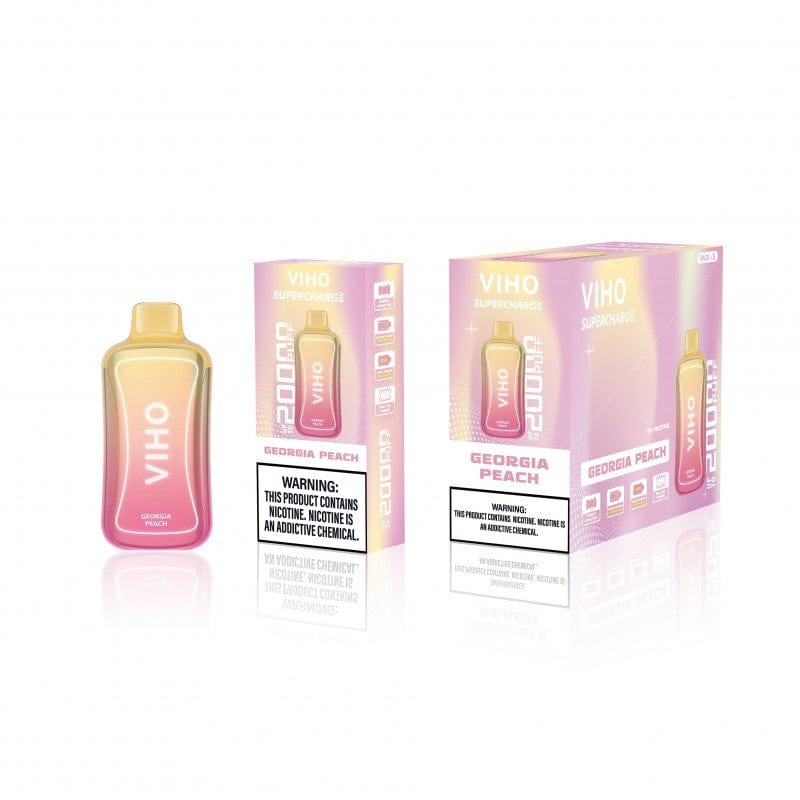 Single / Georgia Peach (Summer Series) (New) VIHOOO Supercharge 20K Disposable Vape