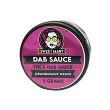 Cargar imagen en el visor de la galería, Granddaddy Grape Indica Sweet Mary THC Sauce Dab Jar 5gm
