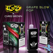 Load image into Gallery viewer, Grape Blow Pop CB15K x Chris Brown Disposable Vape 15000
