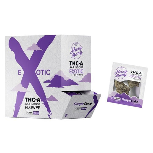 Grape Cake (Indica) Hazy Mary AAA Indoor Exotic 1gm Flower