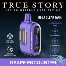 Load image into Gallery viewer, Grape Encounter True Story 20K Disposable Vape
