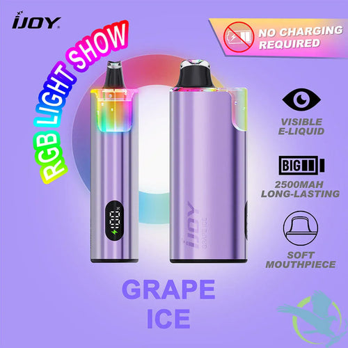 Grape Ice - Ijoy IO 50K Grape Ice Raz TN9000 Disposable Vape