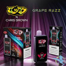 Load image into Gallery viewer, Grape Razz CB15K x Chris Brown Disposable Vape 15000

