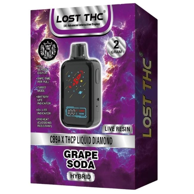 Lost THC CB9A THCP Liquid Diamond Disposable Vape 2 Gram Lost THC CB9A THCP Liquid Diamond Disposable Vape 2 Gram