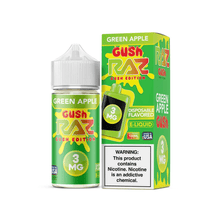 Load image into Gallery viewer, Green Apple Gush Pod Juice Raz Gush E-Liquid 3mg 100ml
