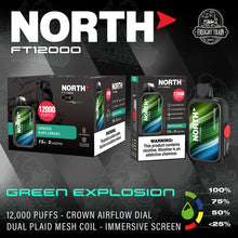 Load image into Gallery viewer, Green Explosion North FT12000 Disposable
