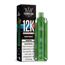 Load image into Gallery viewer, NN - Gum Mint Al Fakher Crown Bar Crystal V2 Disposable 6mg

