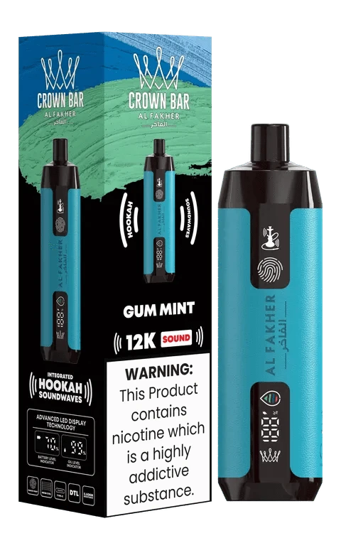 Al Fakher Crown Bar 12K Sound Disposable Vape (Buy 4 Get 5th Free)