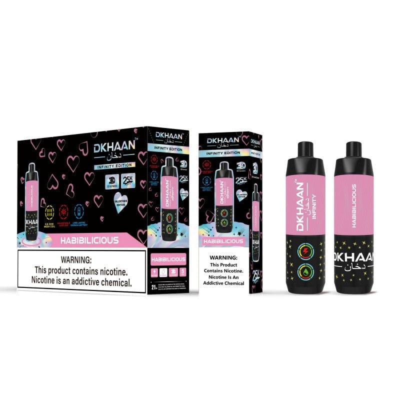 Habibilicious (Cherry Lime Blueberry) DKHAAN Infinity Edition Disposable Vape 25K