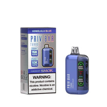 Load image into Gallery viewer, Honolulu Blue Priv Bar Turbo 15000 Disposable Smok
