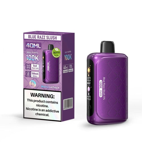 Blue Razz Slush HorizonTech 100K Disposable Vape / Singe HorizonTech 100K Vape
