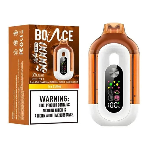 Ice Coffee Flavor Bounce Turbo Disposable Vape 50K