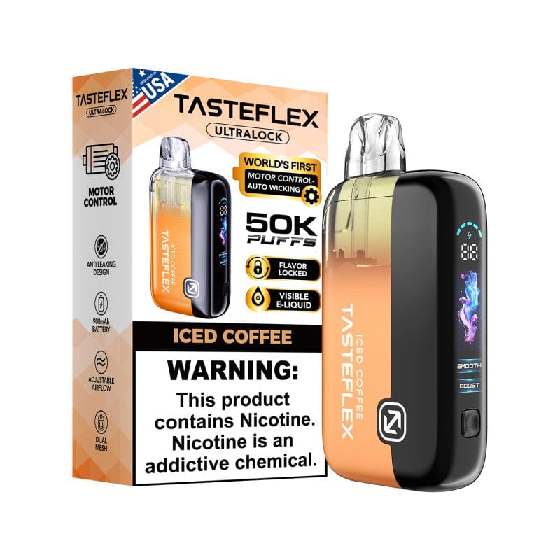 Iced Coffee TasteFlex Ultralock Disposable Vape 50K