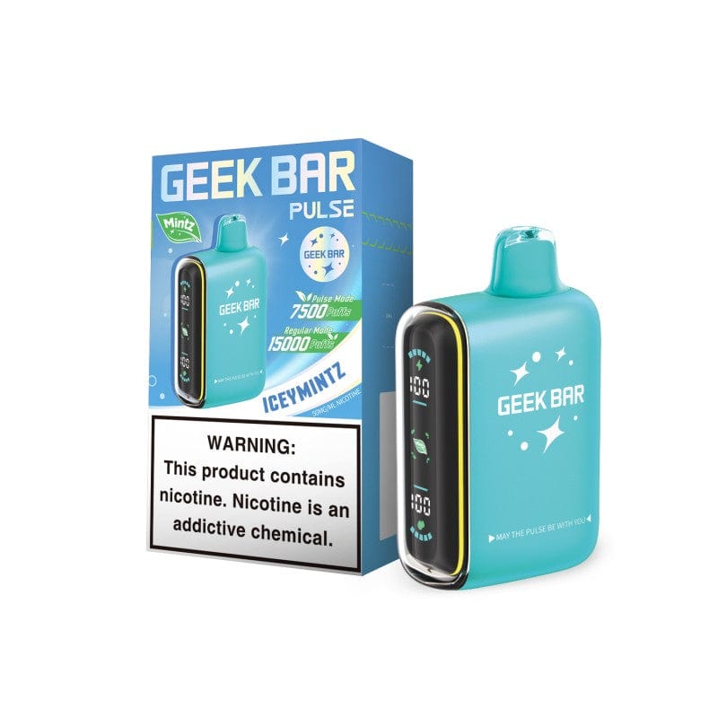 Refreshing Geek Bar Pulse Mintz Edition Disposable Vape 15K Refreshing Geek Bar Pulse Mintz Edition Disposable Vape 15K