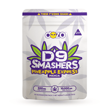 Load image into Gallery viewer, Indica - Pineapple Express Dozo D9 Smashers Gummies 10000mg 20ct
