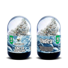 Load image into Gallery viewer, Indica / 3.5 gm Flying Horse THCA Snow Caps Flower Jar 3.5 and 7 GM
