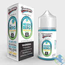 Load image into Gallery viewer, Heisenberg Lemon Sour Menthol Innevape Salts Nicotine Salt E-Liquid 30ml
