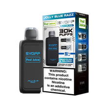 Load image into Gallery viewer, Jolly Blue Razz (Pod Only) Pod Juiceee SVOPP 30k Disposable Flavor Pod and Battery
