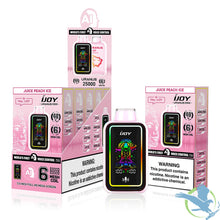 Load image into Gallery viewer, Juice Peach Ice Ijoy Uranus 25000 Puff Disposable Vape
