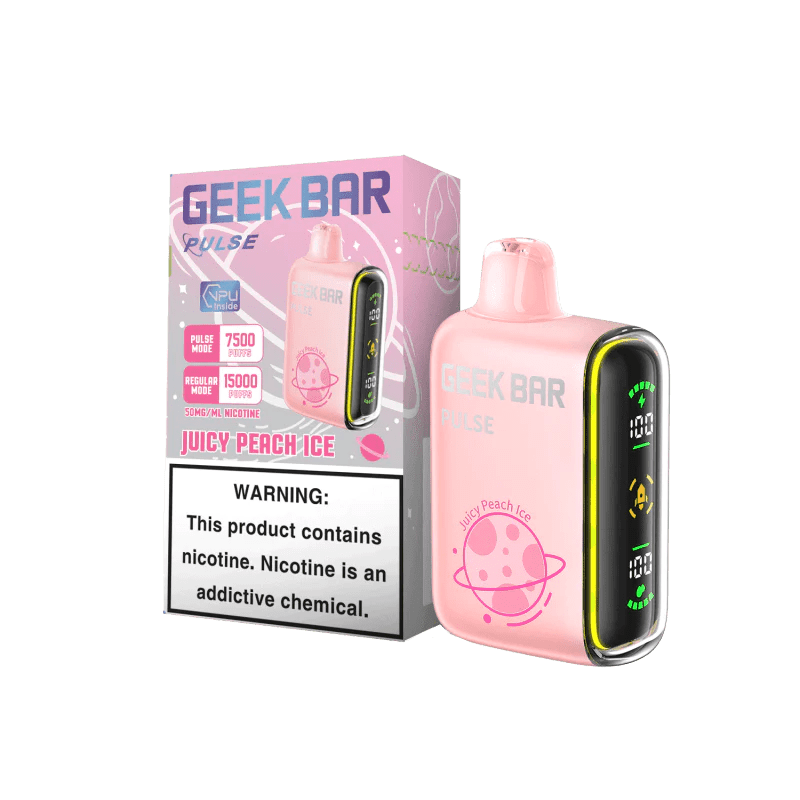 elfbar elfa kaufen Geek Bar Pulse X Disposable Vape Device - Juicy Peach Ice 20ml