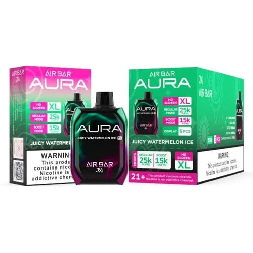 Juicy Watermelon Air Bar Aura Disposable Vape 25000