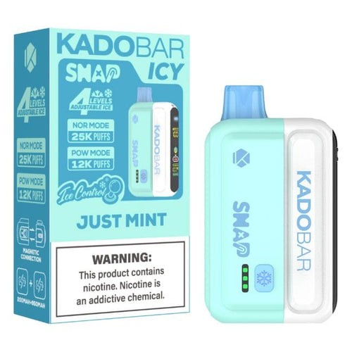Just Mint Kado Bar Snap Icy Ice Control Disposable Vape 25K