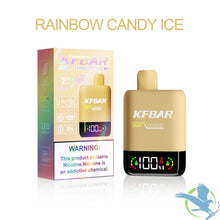 Load image into Gallery viewer, Rainbow Candy Ice KFBAR DUET 20K Disposable Device
