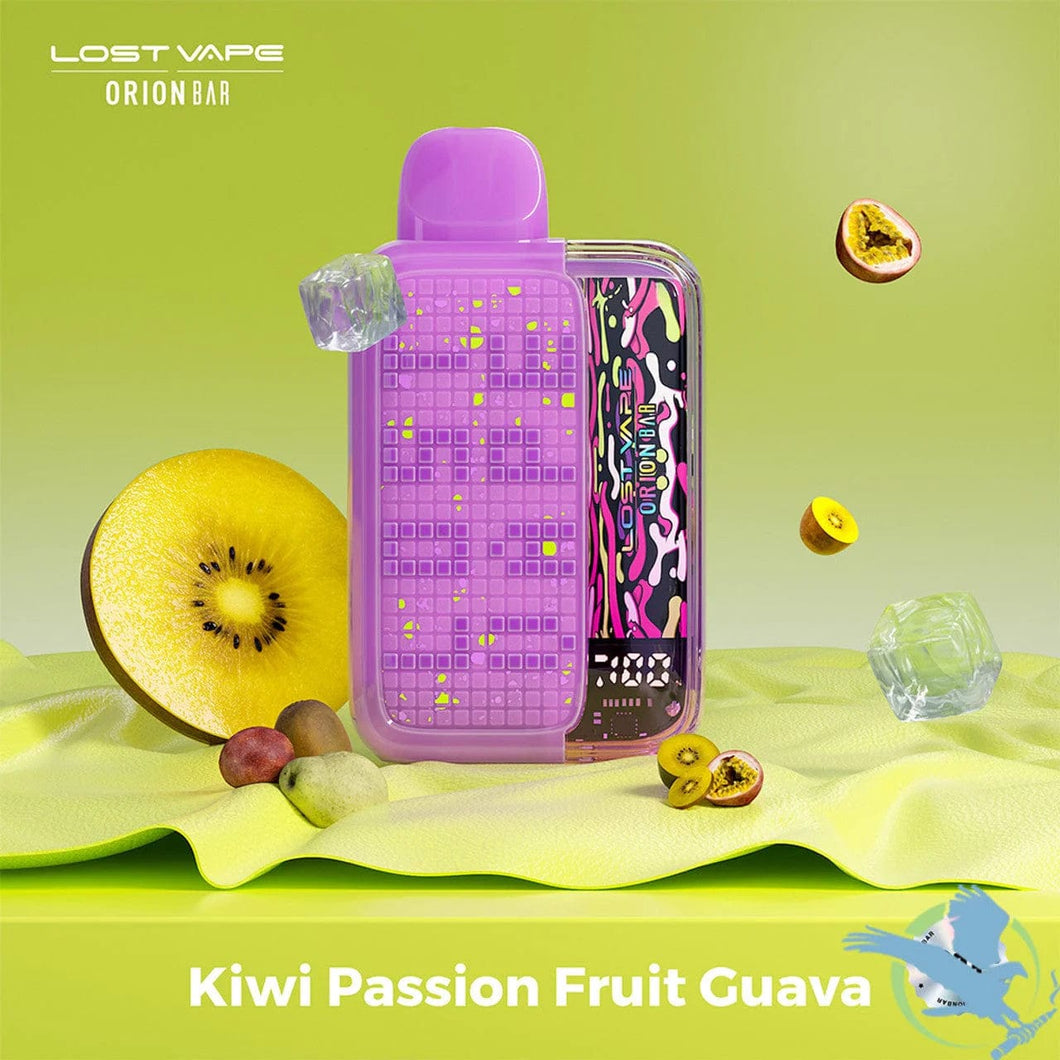 Kiwi Passion Fruit Guava Lost Vape Orion Bar 10000 Disposable Vape