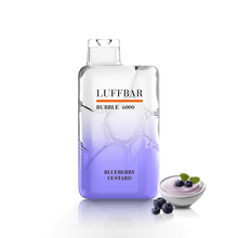 Load image into Gallery viewer, Blueberry Custard Luffbar Bubble 6000 Puffs Disposable Vape

